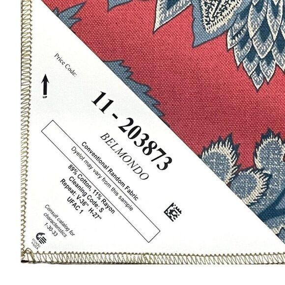 Set Of 4 Floral Indoor Outdoor Kaufman Fabric Samples Crafts Quilting Pillows - Picture 14 of 16